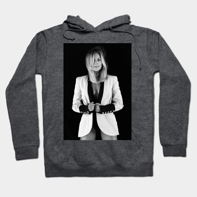 Helene Fischer black and white Hoodie by Athira-A